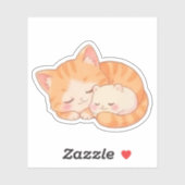 Cozy Naptime: Sleeping Cat & Hamster シール (シート)