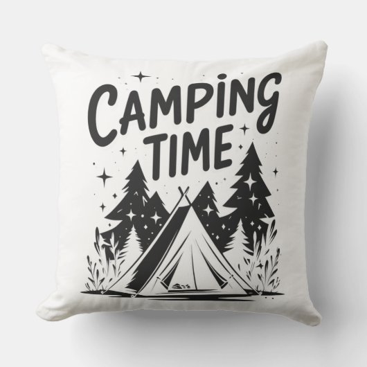 Cozy Nature Throw Pillow クッション (正面)