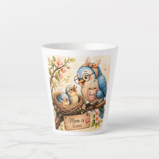 Cozy Nest Mug カフェラテマグ (正面)