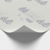 Cozy New England Christmas Home (Large Scale) ラッピングペーパー (角)