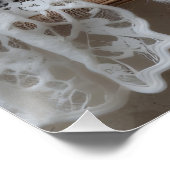 Cozy Nighttime Window Scene ポスター (コーナー)