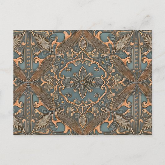 Cozy old pattern ポストカード (正面)