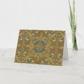 Cozy old pattern 箔グリーティングカード (正面)