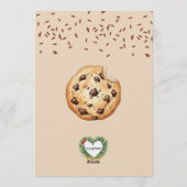 Cozy One, hot chocolate winter 1st birthday 招待状 (裏面)