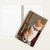 Cozy Orange Tabby Cat Planner Small プランナー手帳 (ディスプレー)