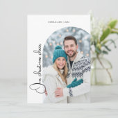 Cozy Our Christmas Cheer Couple love Holiday Card シーズンカード (スタンド正面)