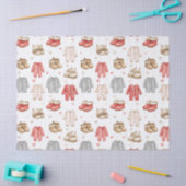 Cozy Pajamas Boho Babyshower Pattern 薄葉紙 (クラフト)