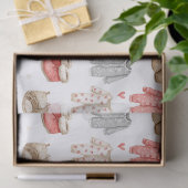 Cozy Pajamas Boho Babyshower Pattern 薄葉紙 (ギフト)