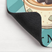  Cozy Panda Brew Office Mouse Pad マウスパッド (コーナー)