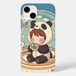 Cozy Panda Brew Protective Phone Case Case-Mate iPhone 14ケース