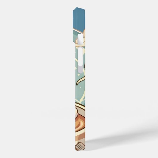 Cozy Panda Brew Protective Phone Case Case-Mate iPhoneケース (裏面 / 左)