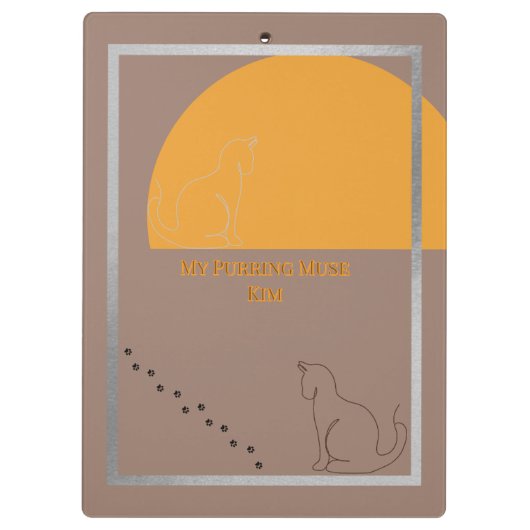 Cozy Paws Clipboard クリップボード (裏面)