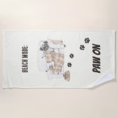 Cozy Paws Collection ビーチタオル (正面)