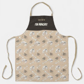 Cozy Paws Collection Beige エプロン (正面)