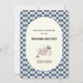 Cozy Paws Flat Thank You Card サンキューカード (裏面)