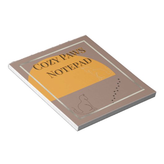 Cozy Paws Notepad ノートパッド (アングル)