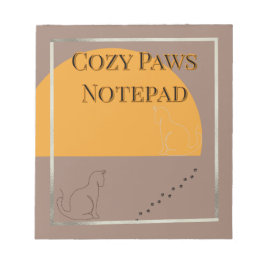 Cozy Paws Notepad ノートパッド