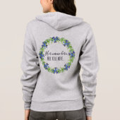 Cozy Personalized Keepsake for Your Bridesmaids パーカ (裏面)