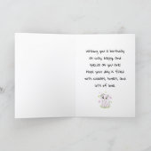 Cozy pink cat カード (内部)