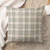 Cozy Plaid & Snowflake Winter Home Décor クッション (ブランケット)