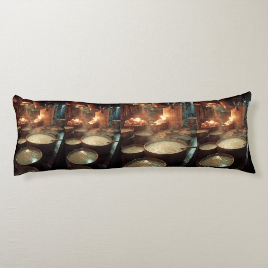 Cozy Porridge Kitchen Body Pillow ボディピロー (裏面)