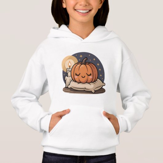 Cozy Pumpkin Dream Kids Tee (正面)