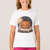 Cozy Pumpkin Dream Kids Tee Tシャツ (正面)