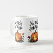 Cozy Pumpkin Moon Magic コーヒーマグカップ (正面左)