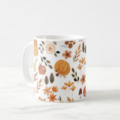 Cozy Pumpkin Spice Autumn Mug コーヒーマグカップ (正面左)