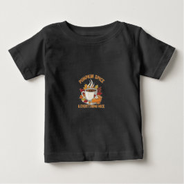Cozy Pumpkin Spice & Everything Nice T-Shirt - Aut ベビーTシャツ