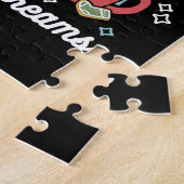 Cozy Puppy Dreams – Hot Chocolate and Christmas ジグソーパズル (側面)