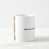 Cozy Puppy with Coffee Mug – Sunny Morning Design コーヒーマグカップ (中央)