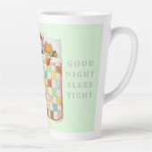 COZY QUILTタルのココアマグ - グリーン カフェラテマグ (右)