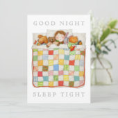 COZY QUILT 5x7フラットカ空白のード 招待状 (スタンド正面)