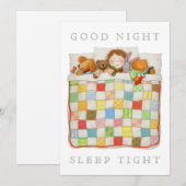 COZY QUILT 5x7フラットカ空白のード 招待状 (正面/裏面)