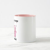 Cozy Raccoon Valentine Pajama Couch Snack マグカップ (中央)