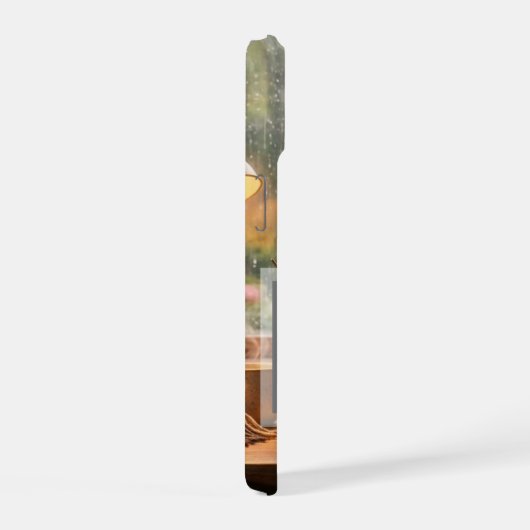 Cozy Rainy Day Squirrel Teacher Appreciation Case iPhone 15ケース (右側面)