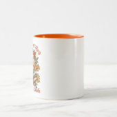 Cozy Reading Book Fall ツートーンマグカップ (中央)