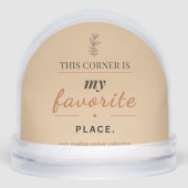 Cozy Reading Corner Snow Globe (正面)