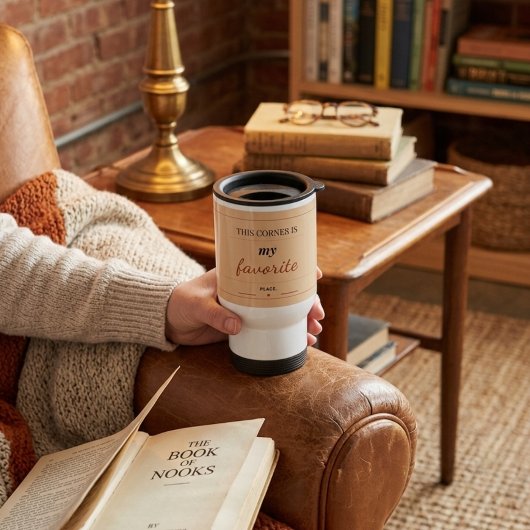 Cozy Reading Corner Travel Mug 15oz トラベルマグ