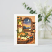 Cozy Reading Nook ポストカード (スタンド正面)