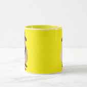 Cozy Reading Sheep – Cute Animal Coffee Mug マグカップ (中央)