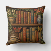 Cozy retro book shelf クッション (裏面)