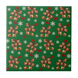 Cozy Roasted Chestnuts And Snowflakes Winter タイル