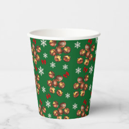Cozy Roasted Chestnuts And Snowflakes Winter 紙コップ