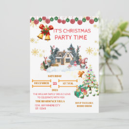 Cozy Santa Christmas Card シーズンカード