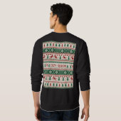 Cozy Season (1) クリスマスセーター柄 スウェットシャツ (裏面フル)