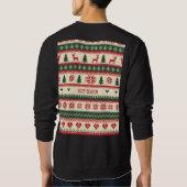 Cozy Season (2) クリスマスセーター柄 スウェットシャツ (裏面)
