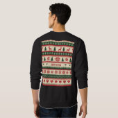 Cozy Season (2) クリスマスセーター柄 スウェットシャツ (裏面フル)