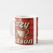Cozy Season | Christmas Coffee Mug Design コーヒーマグカップ (正面左)